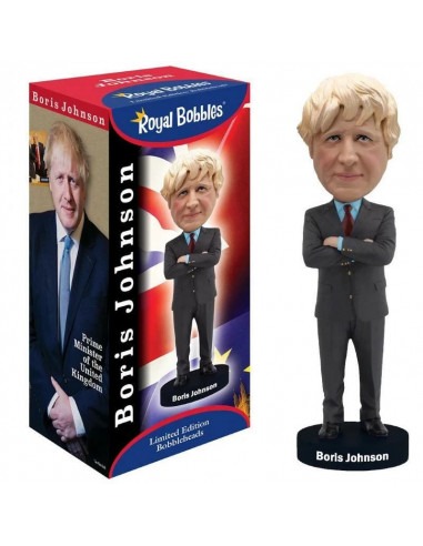 Prime Minister of United Kingdom Boris Johnson Bobblehead Statue ROYAL BOBBLES