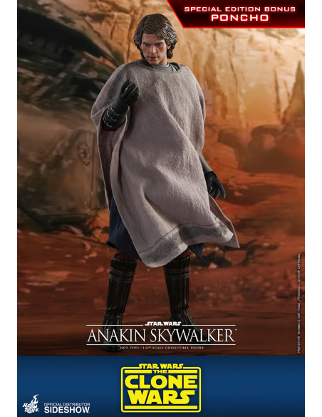 STAR WARS The Clone Wars Anakin Skywalker 1/6 Hot Toys Sideshow EXCLUSIVE TMS019