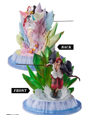 ONE PIECE Film Red Figuarts ZERO Extra Battle Shanks & Uta Figure Bandai Tamashi