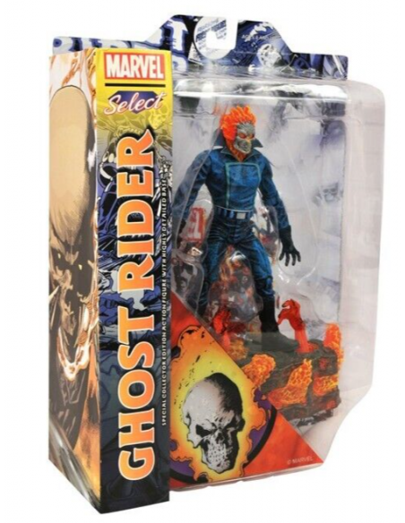 MARVEL Comics Johnny Blaze Ghost Rider Action Figure Diamond Select Toy live