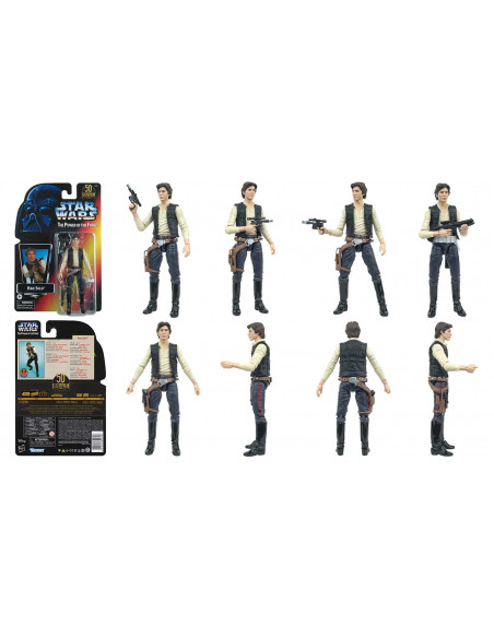 STAR WARS Han Solo THE POWER OF THE FORCE 50th ANN. HASBRO PULSE