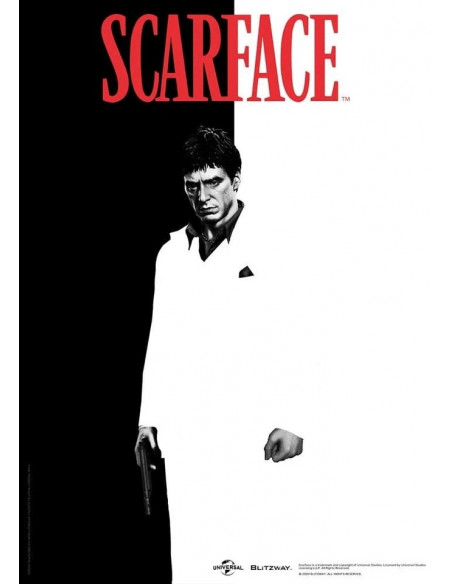 Brian De Palma SCARFACE Al Pacino Tony Montana Superb Scale Statue 1/4 Blitzway