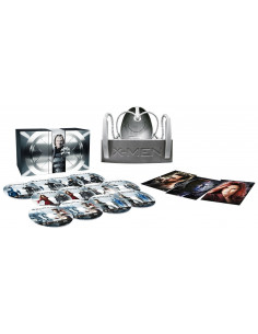 X-Men The Cerebro Collection Deluxe Edition 9 Blu-Ray+3 DVD + Elmo Con Brown Box