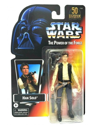 STAR WARS Han Solo THE POWER OF THE FORCE 50th ANN. HASBRO PULSE