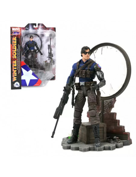 Winter Soldier Action Figure Marvel Select Special Disney Store Exclusive live