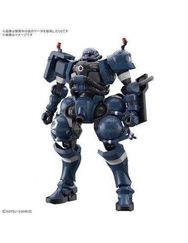 Bandai Namco GUNDAM HG 1/144 Military Police Zaku Model Kit Montaggio HGGQ -002