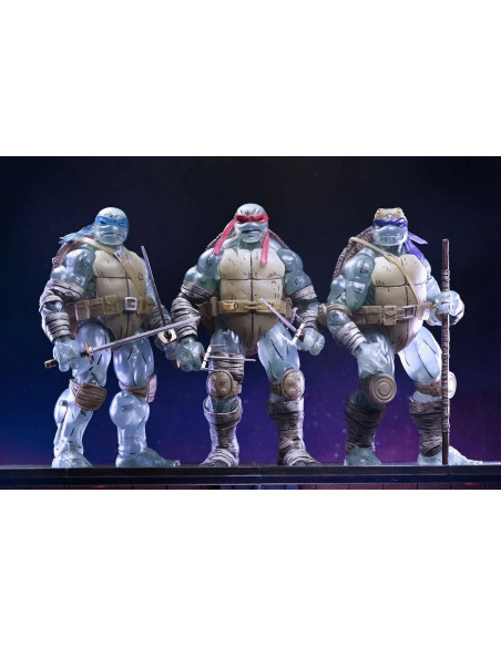 NECA TMNT Tartarughe Ninja Last Ronin Ghost Brothers 3pack Action Figurse set