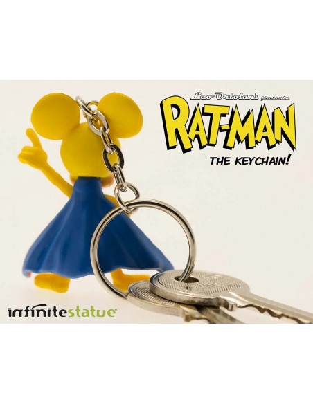 RAT-MAN Leo OrtolaIani Infinite Statue Cosmic Group Portachiavi PVC Keychain