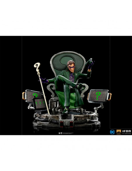 DC Batman Comics Riddler on Throne L'Enigmista Statue Iron Studios Sideshow RARE