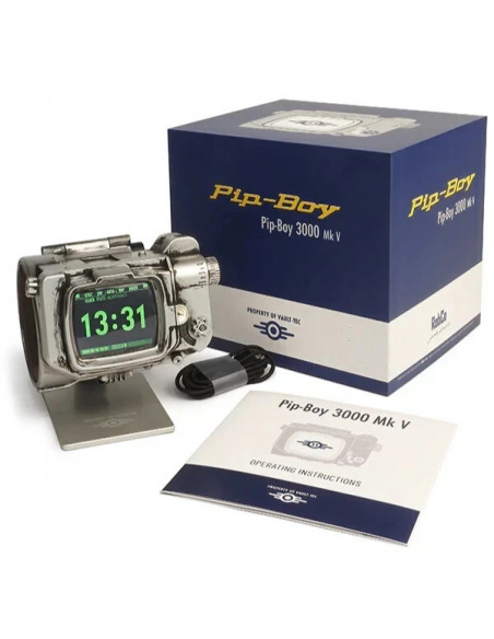 Fallout Pip-Boy 1/1 Prop Rep DieCast Working LCD Screen New Sealed Dev Plus