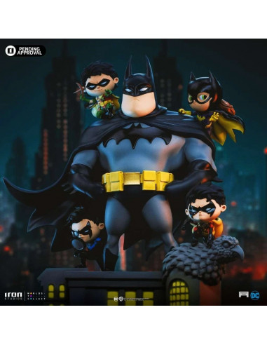 DC Comics Batman Family Animated Icons 1/10 Statue IRON STUDIOS Sideshow
