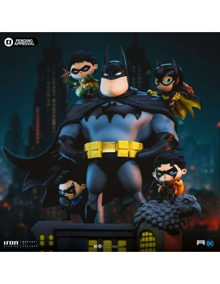 DC Comics Batman Family Animated Icons 1/10 Statue IRON STUDIOS Sideshow