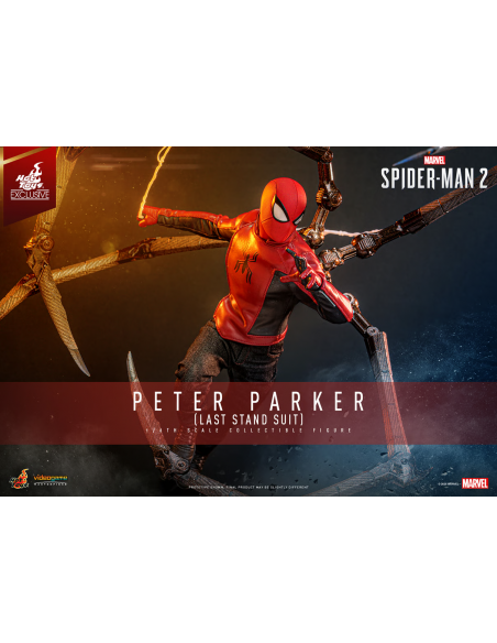 Spider-Man PETER PARKER Last Stand Suit Action Figure Hot Toys Sideshow EX VGM71