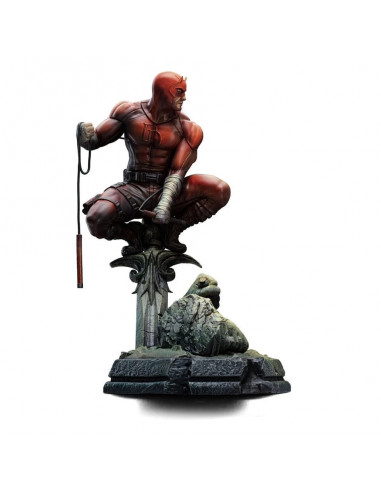 DAREDEVIL UNLEASHED 1/10 BDS Art Scale Statue MARVEL Iron Studios Sideshow RARE