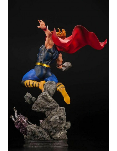 Kotobukiya Marvel Comics THOR & Mjölnir Fine Art Statue MK349 Brown Box Original