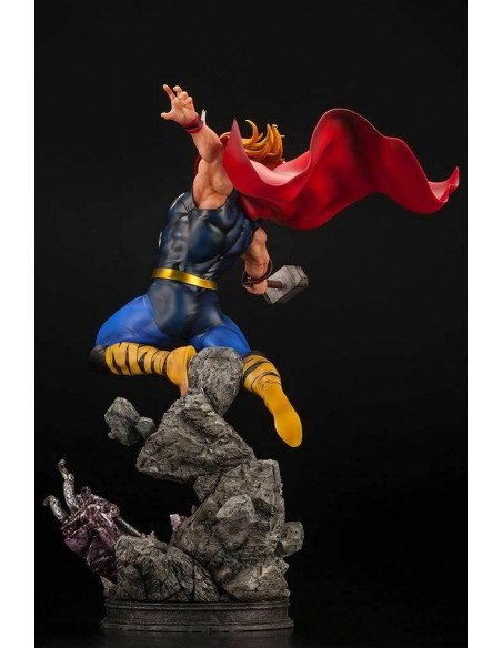 Kotobukiya Marvel Comics THOR & Mjölnir Fine Art Statue MK349 Brown Box Original