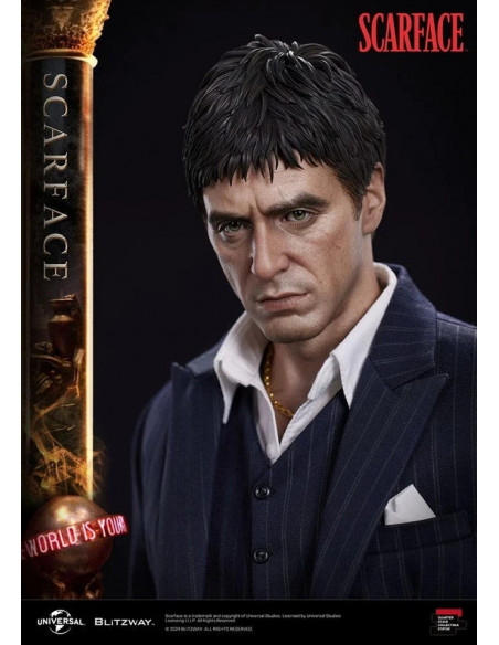 Brian De Palma SCARFACE Al Pacino Tony Montana Superb Scale Statue 1/4 Blitzway