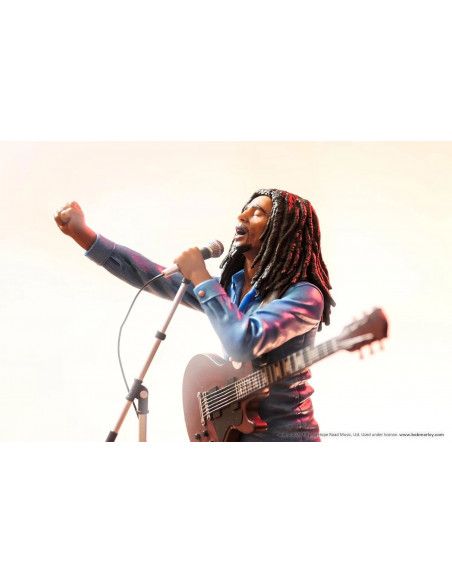 BOB MARLEY Live At Rainbow 77 Concert Statue Action Figure Collector Box Live
