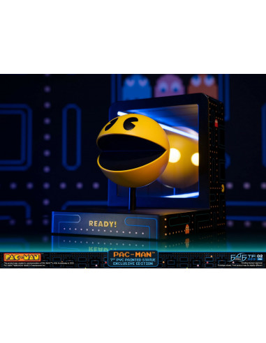 PACMAN PVC STATUE Pac-Man Tōru Iwatani First4Figures Namco 40Th Action Figure