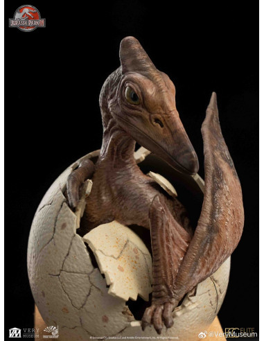 Jurassic Park 30th Ann Pteranodon Hatching Elite Creature Colletibles Statue 1:2
