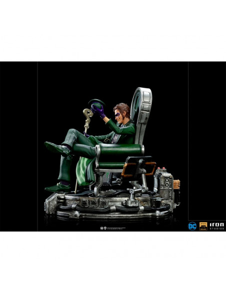 DC Batman Comics Riddler on Throne L'Enigmista Statue Iron Studios Sideshow RARE