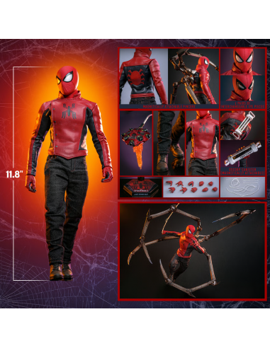 Spider-Man PETER PARKER Last Stand Suit Action Figure Hot Toys Sideshow EX VGM71