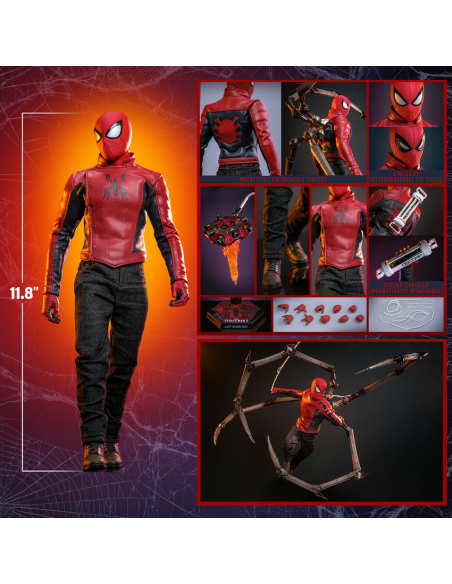 Spider-Man PETER PARKER Last Stand Suit Action Figure Hot Toys Sideshow EX VGM71