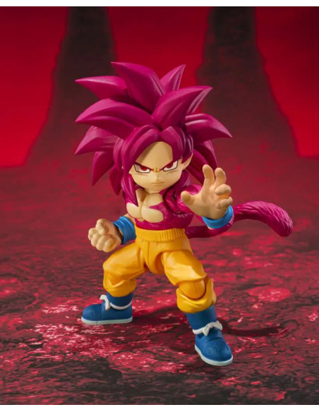 DRAGON BALL DAIMA SON GOKU MINI SUPER SAIYAN 4 SHF