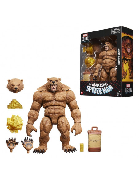 The Amazing Spider-Man Marvel Legends Action Figure Marvel's Grizzly 15 cm