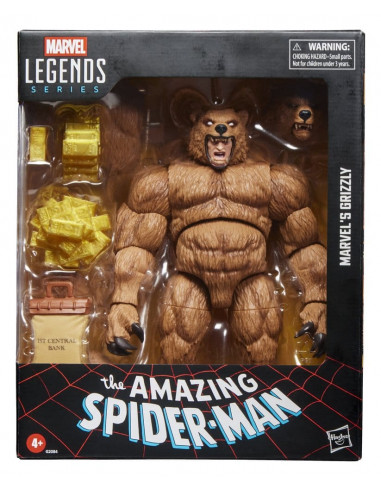 The Amazing Spider-Man Marvel Legends Action Figure Marvel's Grizzly 15 cm