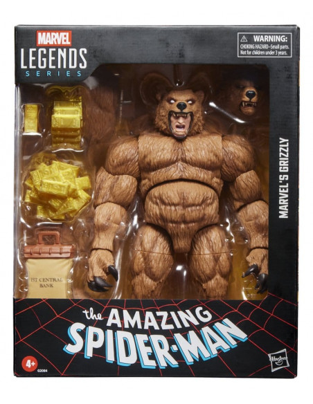 The Amazing Spider-Man Marvel Legends Action Figure Marvel's Grizzly 15 cm