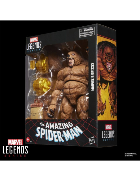 The Amazing Spider-Man Marvel Legends Action Figure Marvel's Grizzly 15 cm