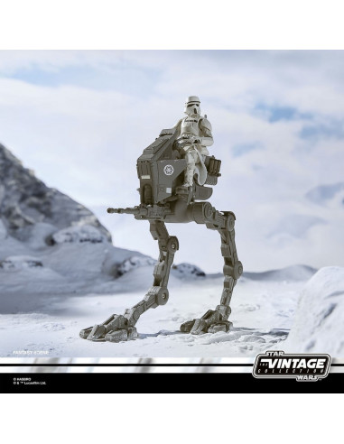 Star Wars: The Mandalorian & Grogu Vintage Collection Vehicle Imperial Remnant AT-RT 10 cm