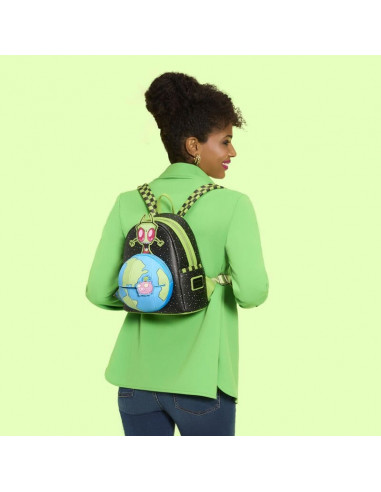 Nickelodeon by Loungefly Mini Backpack Invader Zim Glow