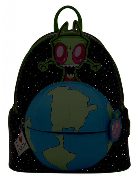 Nickelodeon by Loungefly Mini Backpack Invader Zim Glow
