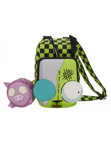 Nickelodeon by Loungefly Crossbody Invader Zim Gir Cellphone