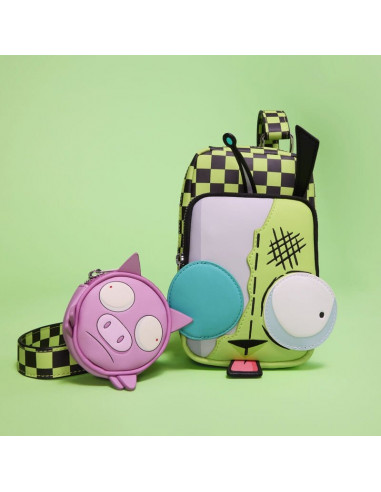 Nickelodeon by Loungefly Crossbody Invader Zim Gir Cellphone