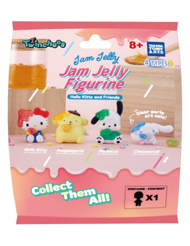 Sanrio Twinchees Mini Figures Hello Kitty & Friends Jam Jelly 5 cm Blind Pack Display (24)