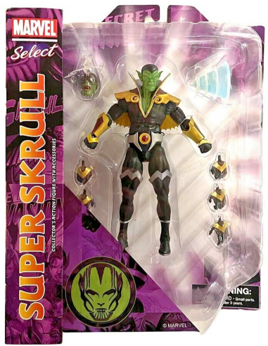 MARVEL Super Skrull Action Figure Diamond Select Toy sculpted Gentle Giant LIVE