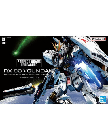 RX-93 V NU Gundam Unleashed PG Perfect Grade 1/160 BANDAI Model Kit in Brown Box