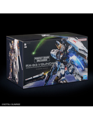 RX-93 V NU Gundam Unleashed PG Perfect Grade 1/160 BANDAI Model Kit in Brown Box