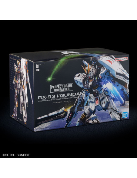 RX-93 V NU Gundam Unleashed PG Perfect Grade 1/160 BANDAI Model Kit in Brown Box