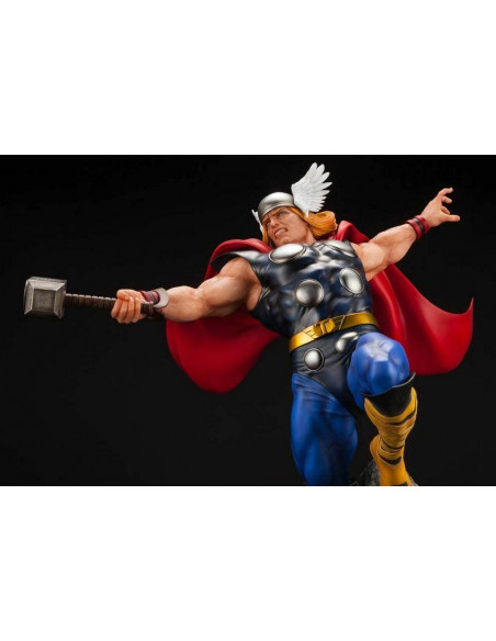 Kotobukiya Marvel Comics THOR & Mjölnir Fine Art Statue MK349 Brown Box Original