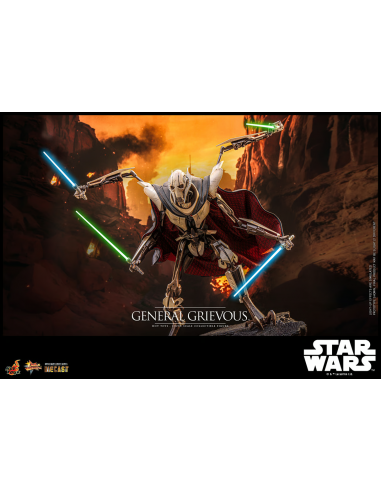 Star Wars Ep. III General Grievous 1/6 Action Figure Sideshow Hot Toys MMS760D67