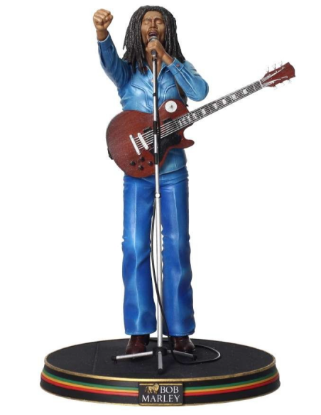 BOB MARLEY Live At Rainbow 77 Concert Statue Action Figure Collector Box Live