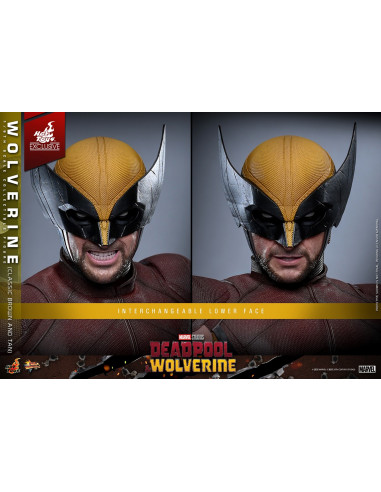 Deadpool & Wolverine Classic Brown & Tan Action Figure Hot Toys Sideshow MMS831