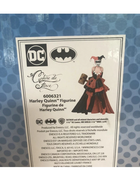 DC Comics HARLEY QUINN COUTURE DE FORCE Figurine by Enesco Sideshow Sexy Statue