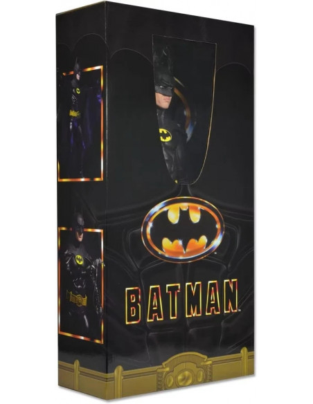 Tim Burton Batman 1989 1/4 Action Figure MIchael Keaton as The Dark Knight NECA