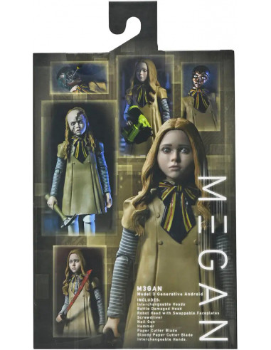 NECA M3GAN Doll Amie Donald as Megan Action Figure Ultimate Version In Box LIVE