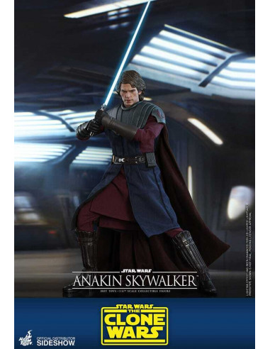 STAR WARS The Clone Wars Anakin Skywalker 1/6 Hot Toys Sideshow EXCLUSIVE TMS019